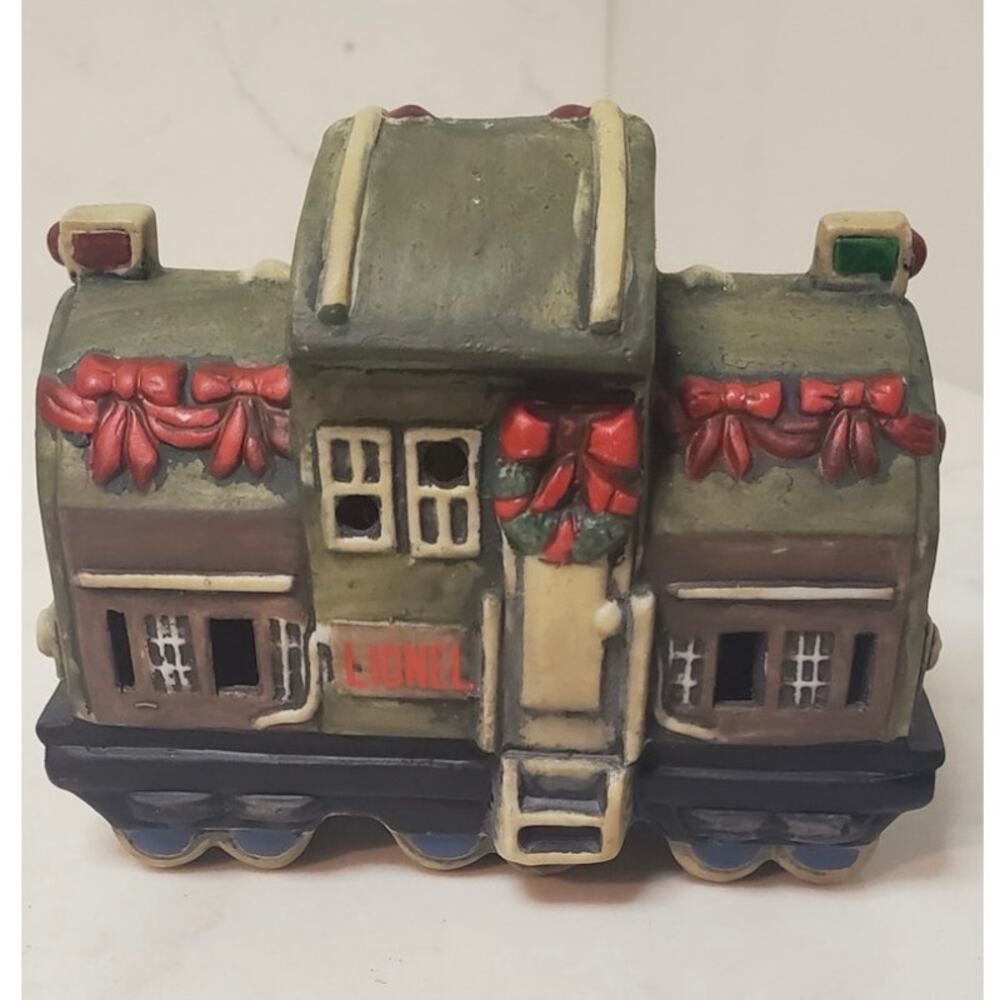 Hand-Painted Porcelain Lionel Christmas Train Ornament Lionel Train Replacement